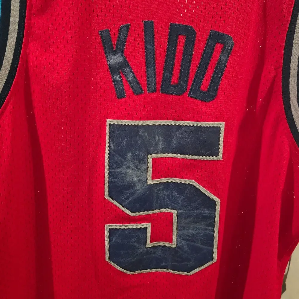 Y2K Nike Vintage NBA Rewind New Jersey Nets Jason Kidd 5 Jersey Size XL